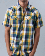 AKOO Supply House Plaid Woven Shirt