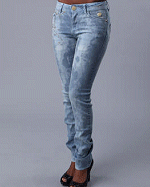 Apple Bottom Studded Filagree Jeans
