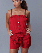 Apple Bottoms Clothing Strappy Romper