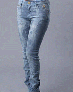 Studded Filagree Jeans