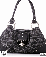 Baby Phat Vanessa Jacquard 4-Ring Satchel Handbag