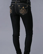 Dereon Clothing Halo Skinny Jeans