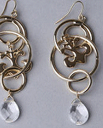 Dereon Clothing Fleur Triple Hoops Earrings