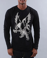 Ed Hardy Eagle Tiger Platinum Tee Shirt