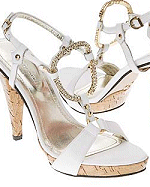 House of Dereon White Heels Shoe