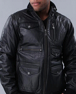 LRG Art of Hustling Supernova Leather Jacket