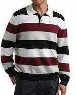 Phat Farm Clothing Holidy Striped Sweater Rugby