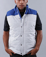 Sean John Clothing Blocked Vest