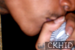 Wiz Khalifa Kisses the Mic