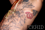 Wiz Khalifa Tattoos Back to Front 