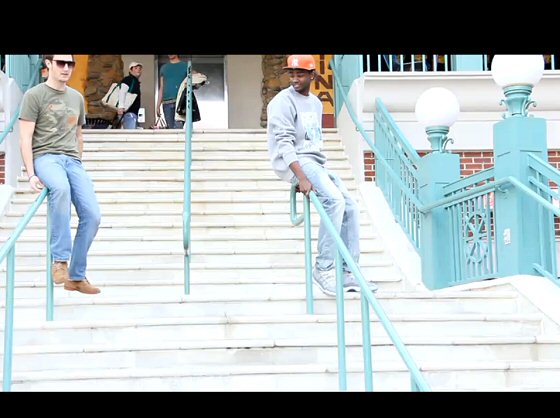 C.KHiD in Rail Sliding Race with Camera Man From Tour