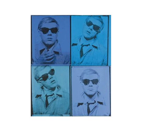 first Andy Warhol self-portrait