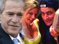 George Bush a $15 Million Speaker, Charlie Sheen a Sugar Daddy, & More
