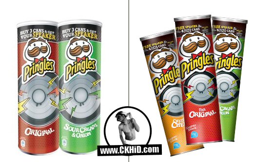Pringles Can Speakers