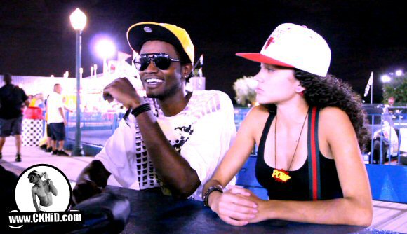 B.Clark, Cakesterr, and C.KHiD on Set of "Like Legos" Music Video