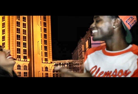 Alina Silver and C.KHiD Laugh During Hip Hop Video Shoot