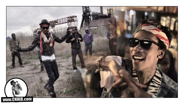 Wiz Khalifa performs in Pittsburgh Steel Mill fields during Work Hard Play Hard Music Video [ 2012 ]