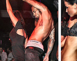 Karrueche Tran & Chris Brown Party With Paris Hilton - Cannes, France