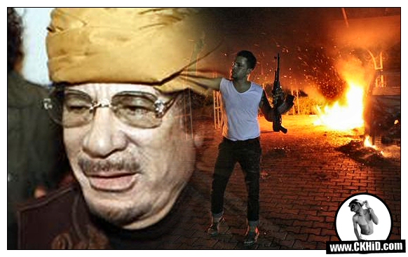 Muammar Gadhafi and Libyan Rebel