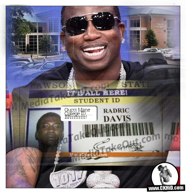 Gucci Mane and his Lawson State Community College ID