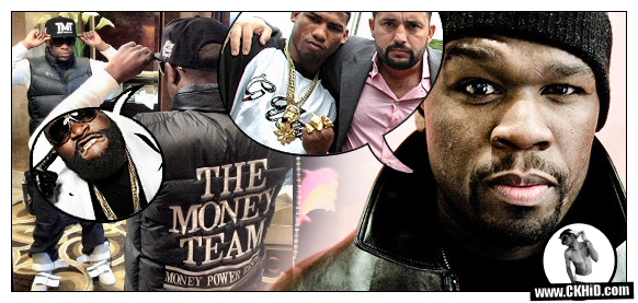 Floyd Mayweather, Rick Ross, Yuriorkis Gamboa, 50 Cent