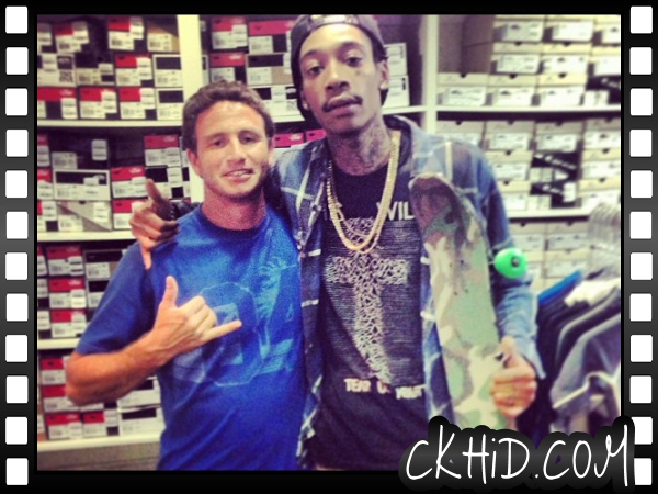 Wiz at Skateboard Shop