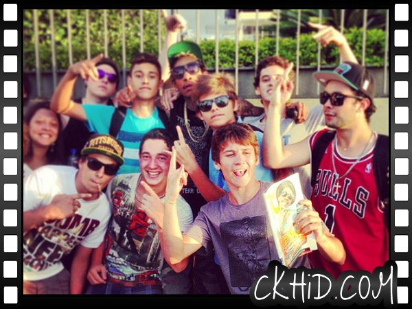 Wiz Khalifa With Teenage Hipster Fans
