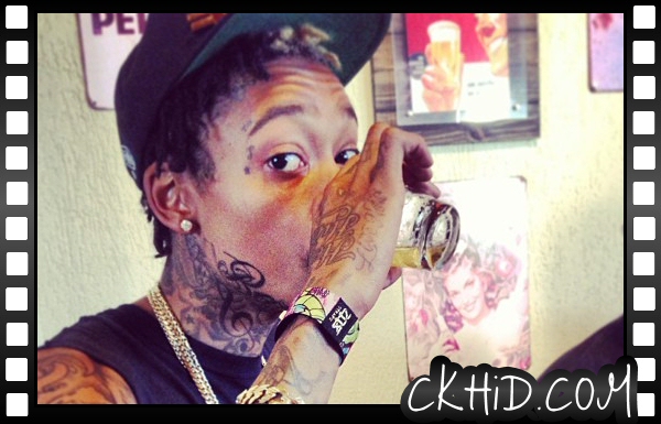 Wiz Khalifa Sipping Drink