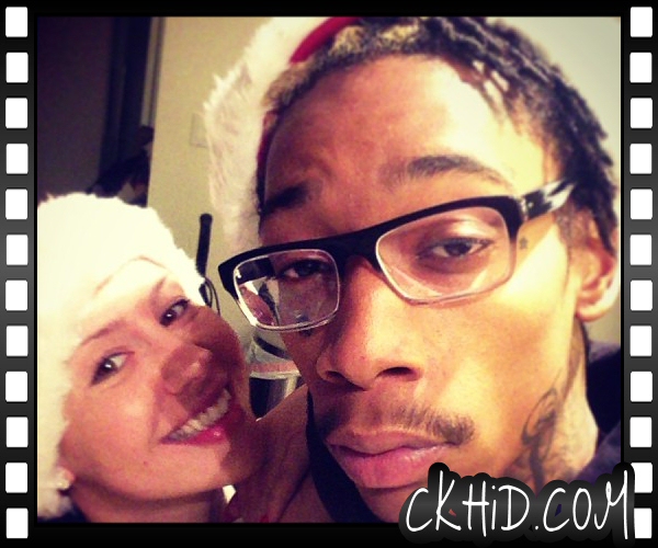Wiz Khalifa Amber Rose Christmas 2012 Picture