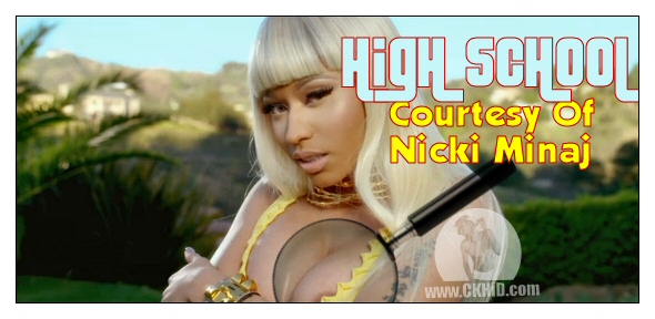 2013 Nicki Minaj Nipple Slip in "High School" music video ft. Lil Wayne