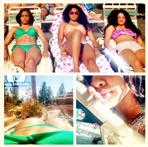 Dyl & Kota at Las Vegas Pool Tanning