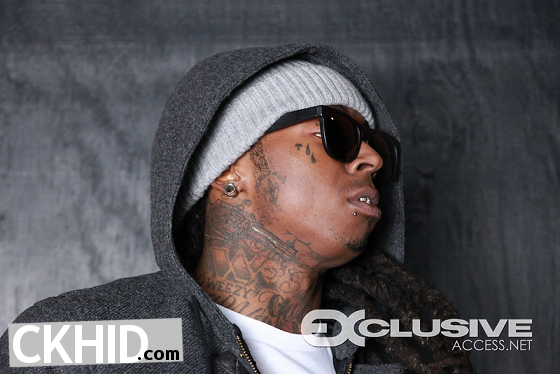 Lil Wayne has tear drop tattoos under both