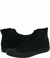 Black All Star Core Hi Chuck Taylors