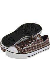 Brown All Star Volume Plaid Ox Chuck Taylors