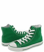 Green All Star Hi Chuck Taylors