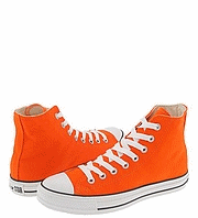 Orange Chuck Taylors Shoes