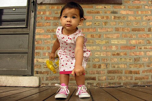 Girls Pink Chuck Taylors