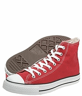 Red All Star Hi Chuck Taylors