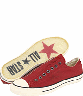 Red John Varvatos Vintage Slip Chuck Taylors